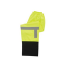 S373BPT ANSI Class E Hi-Viz Lime Black Bottom Rain Pant (Medium)